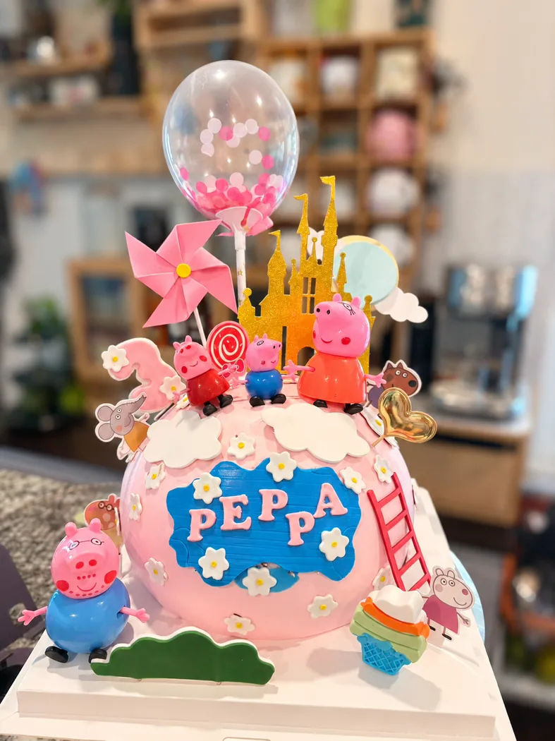 Playful themed birthday cake by Anita Lin